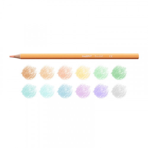 Carioca Lápices de Colores Pastel Surtidos de 12 Unidades
