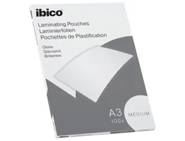 Ibico Bolsa Plastificar DIN A3 Medium Caja 100 Unidades 100 micras