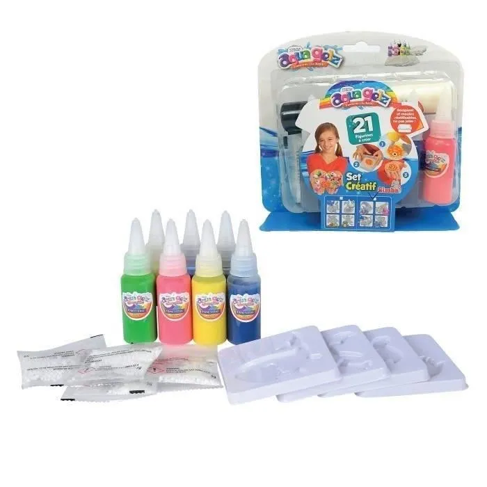 Simba SMOB106322562002 Kit Creativo Aqua Gelz con Figuras para Hacer Manualidades Divertidas Simba SMOB106322562002 Kit Creativo Aqua Gelz con Figuras para Hacer Manualidades Divertidas