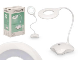 Pincello Flexo Led Circular Blanco Plástico ABS USB 10.5 cm x 40 cm x 9.5 cm (Set de 12)