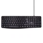 Ewent EW3002 Teclado USB Oficina Portugués QWERTY Silencioso con Teclado Numérico Completo, Interruptor de Membrana, Negro - para Negocios