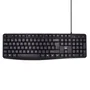 Ewent EW3002 Teclado USB Oficina Portugués QWERTY Silencioso con Teclado Numérico Completo, Interruptor de Membrana, Negro - para Negocios