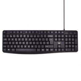 Ewent EW3002 Teclado QWERTY Portugués Negro