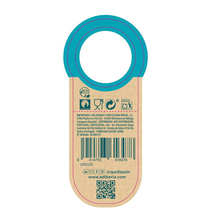 Botella Mesa Vidrio con Tapón Fresh Quid 1,25 L (6 Unidades)