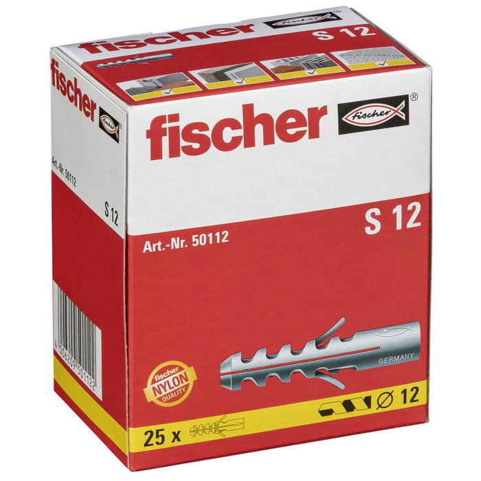 FISCHER TACOS S 12 GRISES 12x60 mm