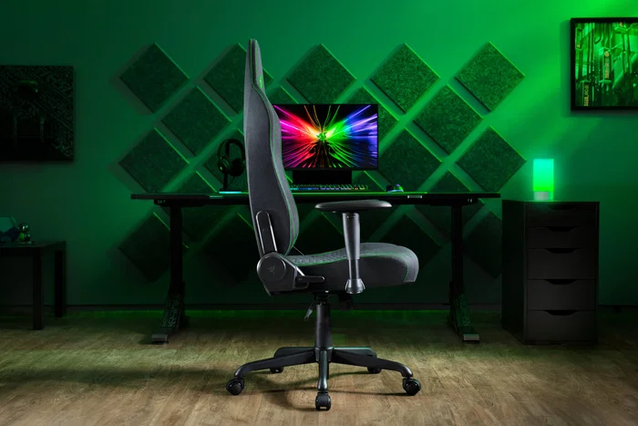 Razer Iskur V2 X Silla Gaming Negro, Verde Tela Razer Iskur V2 X Silla Gaming Negro, Verde Tela