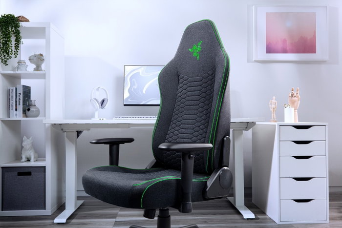 Razer Iskur V2 X Black Fabric Negro/Verde