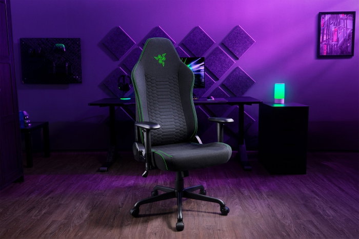 Razer Iskur V2 X Black Fabric Negro/Verde