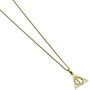THE CARAT SHOP Colgante Deathly Hallows Harry Potter Plata de Ley Baño Oro