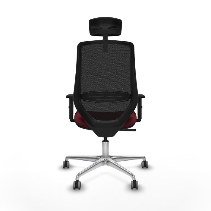 PIQUERAS Y CRESPO Silla de oficina Mardos con Mecanismo Sincro, Granate y Negro PIQUERAS Y CRESPO Silla de oficina Mardos con Mecanismo Sincro, Granate y Negro