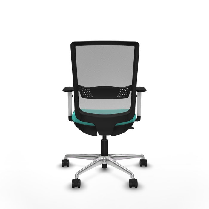 PIQUERAS Y CRESPO Silla de oficina Haches Turquesa y Gris PIQUERAS Y CRESPO Silla de oficina Haches Turquesa y Gris