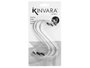 Kinvara - Set de 3 Ganchos Metálicos Grandes, Color Plata, Acero, Medidas 10.5x21x2 cm (Gancho 12 cm) (Set de 24)