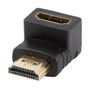 Lanberg Adaptador HDMI 4K Macho a Hembra Ángulo Abajo AD-HDMI-03