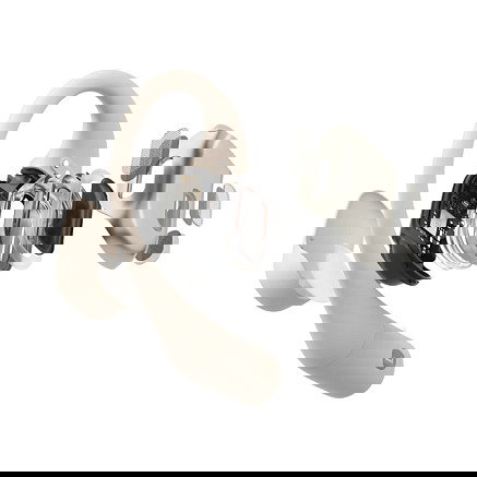 Shokz OpenFit Auriculares Inalámbricos Beige IP54 para Llamadas/Música/Deporte/Uso Diario Bluetooth 5.2