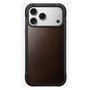 Nomad Rugged Leather Case para iPhone 17 Pro Max, Rustic Brown Horween