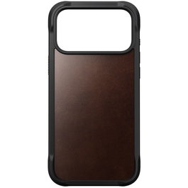 Nomad Rugged Leather Case para iPhone 17 Pro Max, Rustic Brown Horween