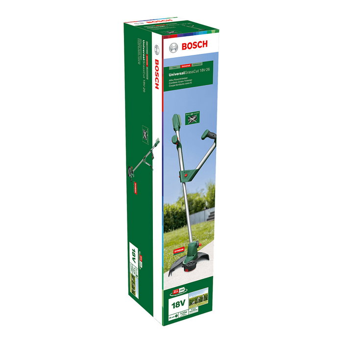 Bosch UniversalGrassCut 18 solo Desbrozadora y Cortabordes 26 cm Batería
