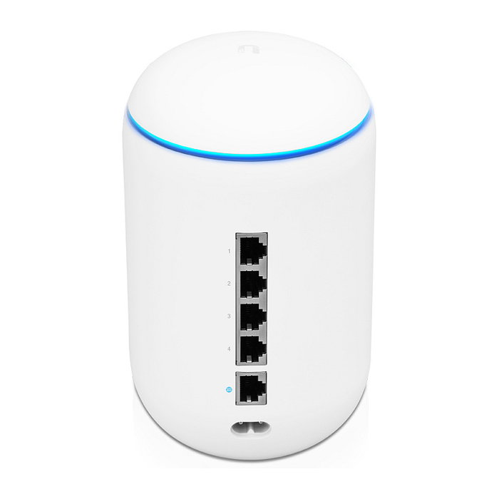 Ubiquiti UniFi Dream Machine Router Inalámbrico 2.4GHz/300Mbps y 5GHz/1733Mbps con 5 Puertos Gigabit Ethernet Blanco Ubiquiti UniFi Dream Machine Router Inalámbrico 2.4GHz/300Mbps y 5GHz/1733Mbps con 5 Puertos Gigabit Ethernet Blanco