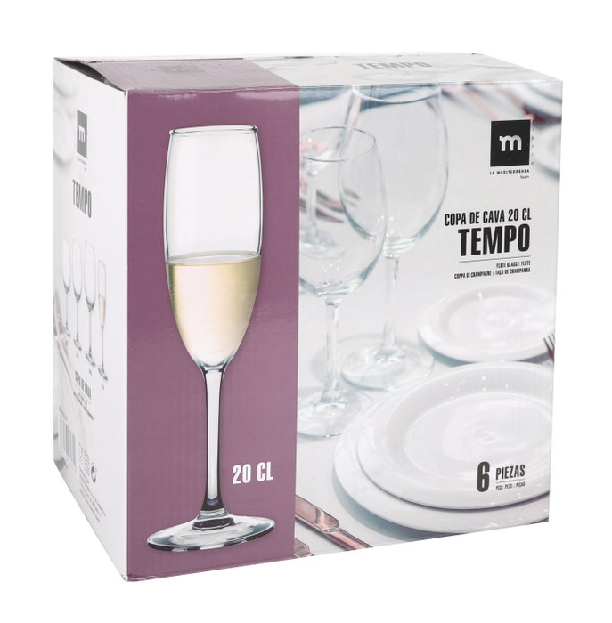 La Mediterranea Copa Cava Tempo 20 cl (24 Unidades) lifetstyle