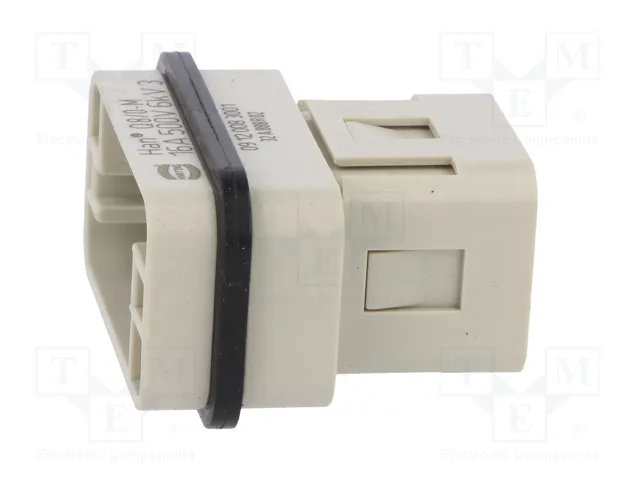 HARTING Han Q 8/0 STI-C Plantilla de Contacto Macho 8+PE