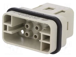 HARTING Han Q 8/0 STI-C Plantilla de Contacto Macho 8+PE