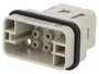 HARTING Han Q 8/0 STI-C Plantilla de Contacto Macho 8+PE