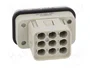 HARTING Han Q 8/0 STI-C Plantilla de Contacto Macho 8+PE