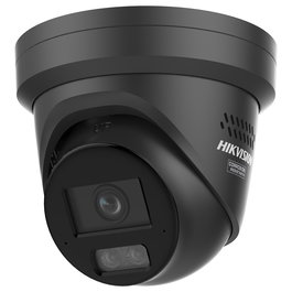 Hikvision DS-2CD2387G3-LIS2UY/SL(2.8mm)/BLACK Cámara Turret ColorVu 8MP IP67 Smart Hybrid Light H.265+ Visión Nocturna Color 30m PoE