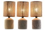 DKD Home Decor Lámpara de Sobremesa de Cerámica Surtida