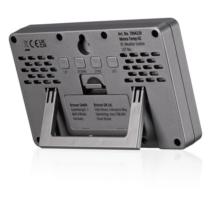 Bresser MeteoTemp HZ Radio Weather Station, Black Bresser MeteoTemp HZ Radio Weather Station, Black