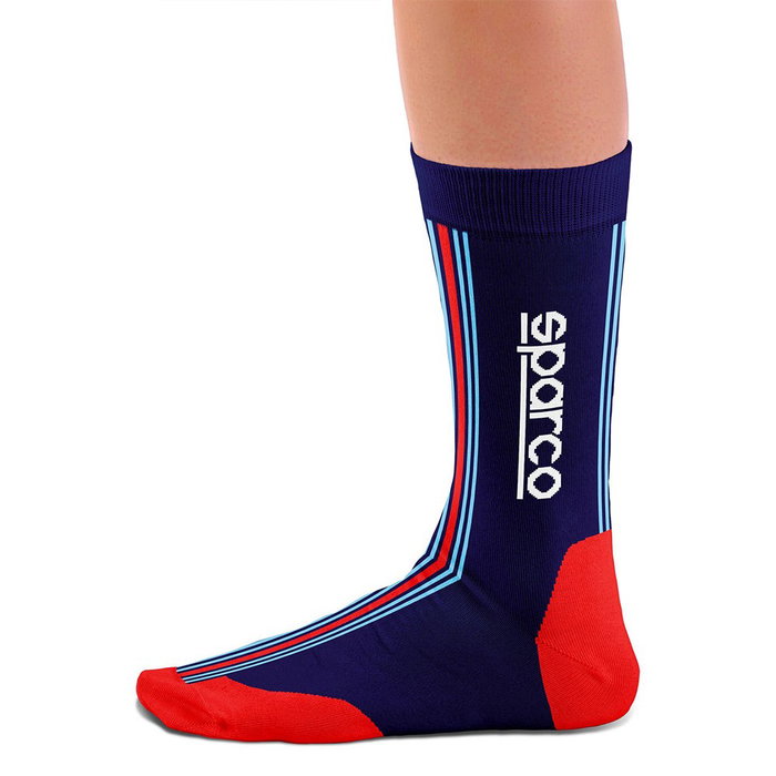 Sparco Calcetines Diseño Martini-R Talla 36-40 Azul Marino/Rojo Sparco Calcetines Diseño Martini-R Talla 36-40 Azul Marino/Rojo
