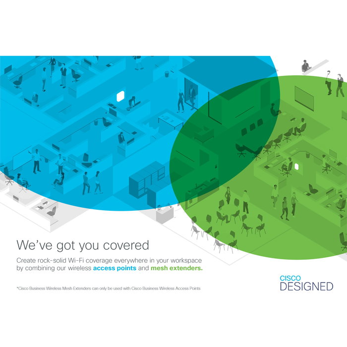 Cisco CBW140AC Router WiFi Dual-Band AC1400, Estándar 802.11ac Wave 2, 2x2 MU-MIMO Cisco CBW140AC Router WiFi Dual-Band AC1400, Estándar 802.11ac Wave 2, 2x2 MU-MIMO