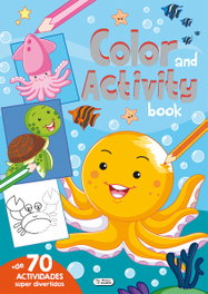 SALDAÑA COLOR ACTIVITY Nº 2 - 2.COLOR AND ACTIVITY BOOK:ANIMALES MARINOS.(+70 ACTIVIDAD)