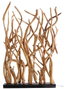 DKD Home Decor Separador de Ambientes Raíz de Teca Reciclada 130
