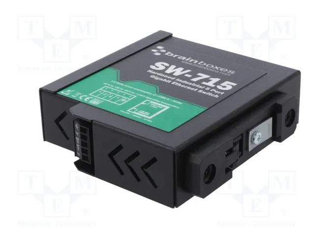 BRAINBOXES SW-715 Switch Ethernet no administrado de 5 puertos