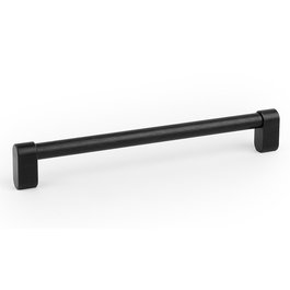 Viefe Tirador Modelo Linkk Negro Cepillado, Inox, Latón Cepillado Dist. Agujero 160Mm