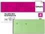 Liderpapel Talonario TL12 Mostrador 50x110 mm Verde con Matriz 100 Hojas 60g