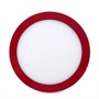 Plafón LED Circular Rojo 18W 1800Lm 2700K