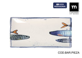 La Mediterranea Fuente Rectangular Peixe 2.0 Elite (18 Unidades) reconducido a 30 cm x 15 cm