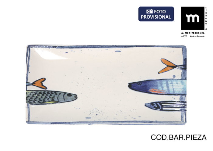 La Mediterranea Fuente Rectangular Peixe 2.0 Elite (18 Unidades) reconducido a 30 cm x 15 cm La Mediterranea Fuente Rectangular Peixe 2.0 Elite (18 Unidades) reconducido a 30 cm x 15 cm