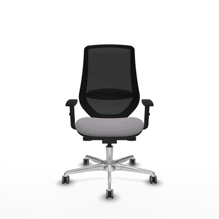 PIQUERAS Y CRESPO Silla de oficina Mardos Gris y Negro con mecanismo Sincro/Traslack