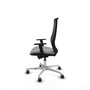 PIQUERAS Y CRESPO Silla de oficina Mardos Gris y Negro con mecanismo Sincro/Traslack