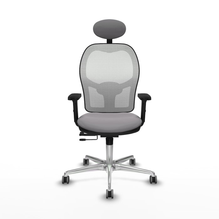 PIQUERAS Y CRESPO Silla de oficina Jorquera Gris y Blanco