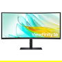 Samsung LS34C652UAUXEN Monitor ViewFinity 34" Negro, Curvo, WQHD, 100Hz, USB-C, 3440 x 1440, AMD FreeSync, 4ms