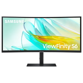 Samsung ViewFinity S6 S34C652UAU Monitor Curvo 34 pulgadas UWQHD Black