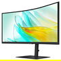 Samsung LS34C652UAUXEN Monitor ViewFinity 34" Negro, Curvo, WQHD, 100Hz, USB-C, 3440 x 1440, AMD FreeSync, 4ms