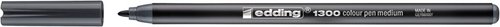 Rotulador Fibra Edding 1300 Gris Oscuro (Set de 5) Rotulador Fibra Edding 1300 Gris Oscuro (Set de 5)