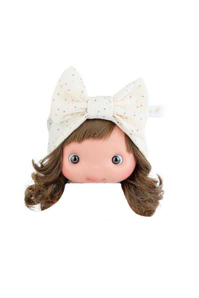 Muñeca piu en estuche cuerpo y extremidades de vinilo 25 cm