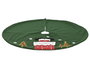 DKD Home Decor Base para Árbol de Navidad Poliéster Verde 105x105x2 cm