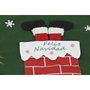 DKD Home Decor Base para Árbol de Navidad Poliéster Verde 105x105x2 cm